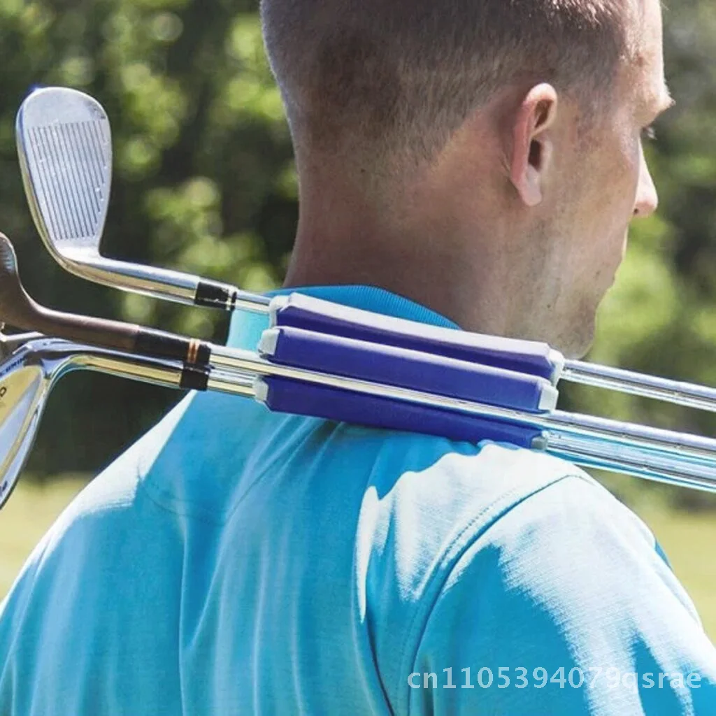 

New Golf Club Carrier Fixed Bracket Golf Club Holder Storage Sleeve for Club Protection Black Orange Blue-White Gray-Blue