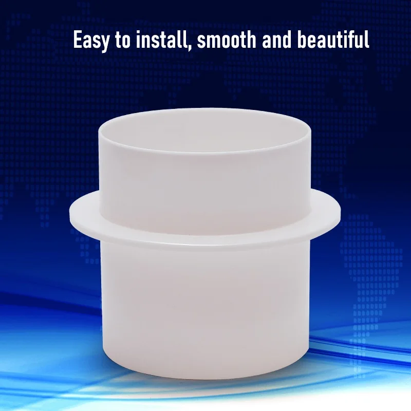 80-200mm ABS Exhaust Pipe Check Valve Round Anti Odor Valve For Washing Room Kitchen Range Hood Aluminum Foil Tube Fan