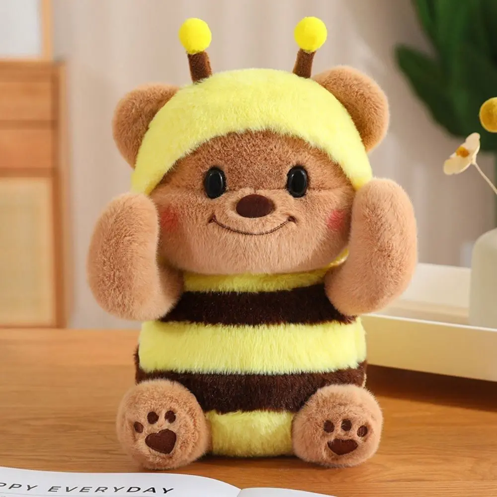 Simplicity PP Cotton Plush Doll Anime Cartoon Butter Bear Doll Durable Wear-resistant Bee Plush