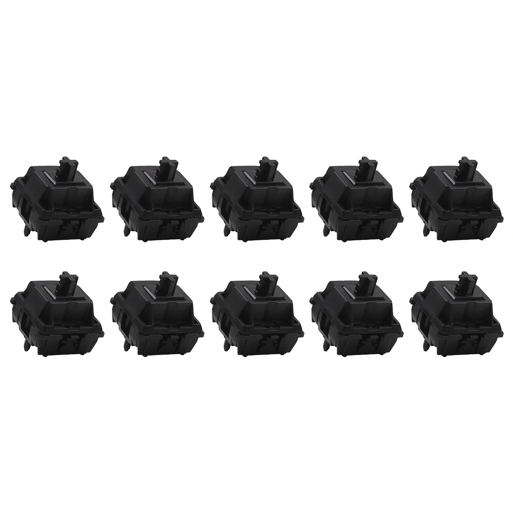 Ten Count Premium For Gateron Oil King V2 Linear Mechanical Keyboard Switch Set with Enhanced Features Available