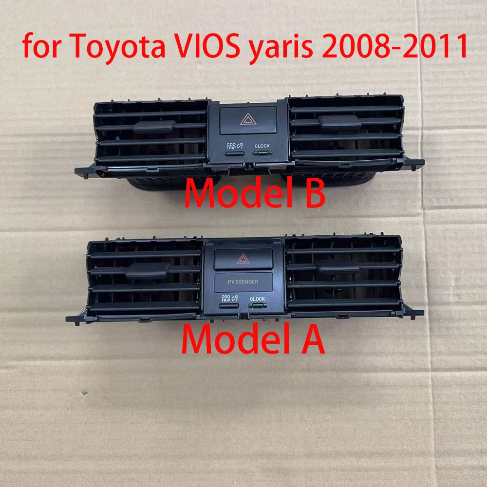 Center Dash A/C Outlet Air Vent Panel Air Outlet Cover Replacement Dashboard Instrument for Toyota VIOS yaris 2008-2011