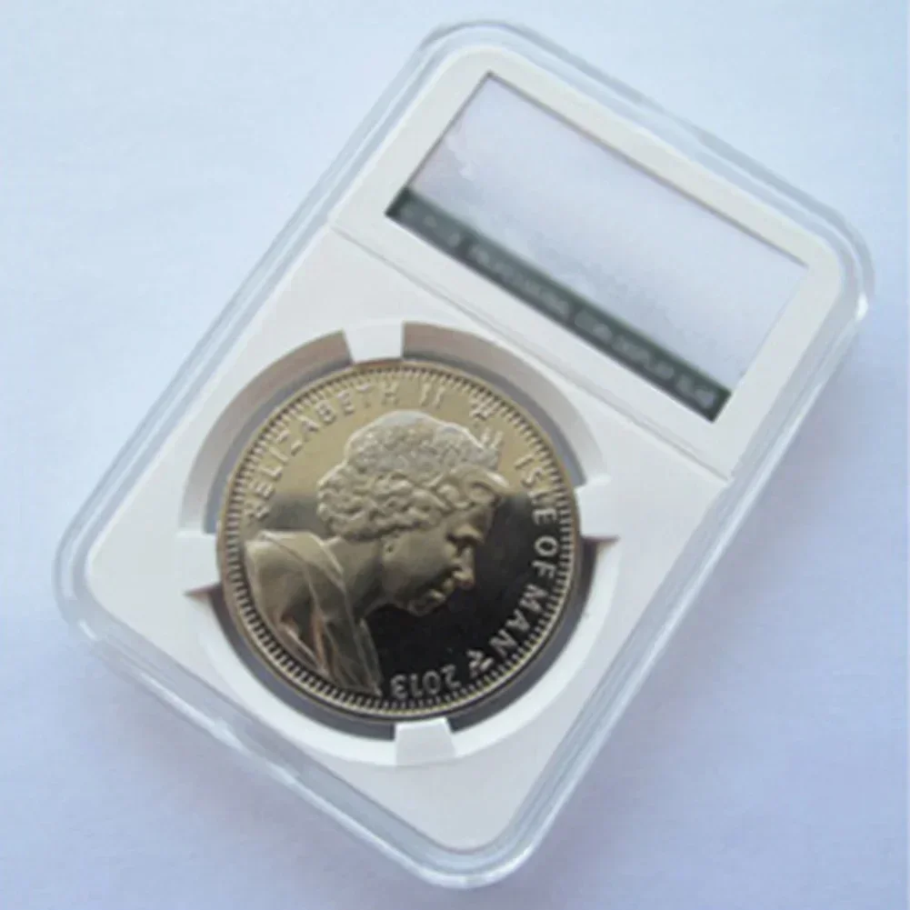 PCCB MINGT Lot de 10 Boîtiers en Acrylique 9,5 mm pour Pièces de Monnaie – Présentation, Protection, Rangement et Fournitures de Collection