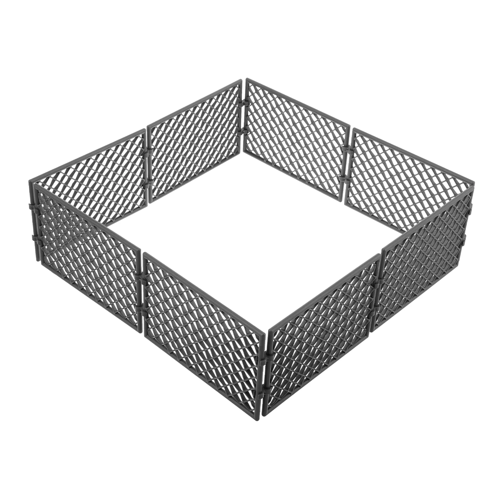 

8 Pcs Protective Mesh Barbed Wire Building Toys for Kids Constructive Miniature Fence Model Small Particles