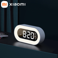 Xiaomi Youpin LED Digital Alarm Clock Voice Control Night Light Design Desktop Clocks Music Player Luminous Electronic Clock New