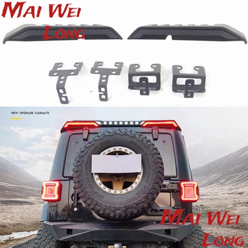 

Led Rear Trunk Spoiler Tail Light For Jeep Wrangler JK 2007-2018 Reversing Driving Brake Lamp With Turn Signal