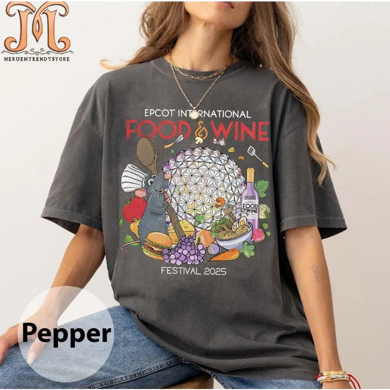 ريمي راتاتوي BTW وجبة خفيفة Trinkteam المرأة تي شيرت الصيف نمط جديد الرجال والنساء ملابس عادية موضة الشارع #2