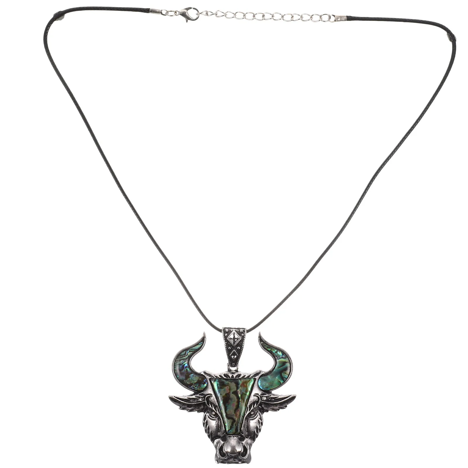 1Set Sturdy Bull Head Pendant Vintage Punk Style Metal Charm for DIY Craft Jewelry Making Necklace Bracelet Key Pendants