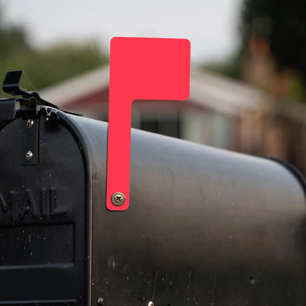 

2 Pcs Mailbox Flag Replacement Parts Acrylic Wear Resistant Suitable Match Mailbox Accessories Decorations Postal Garden