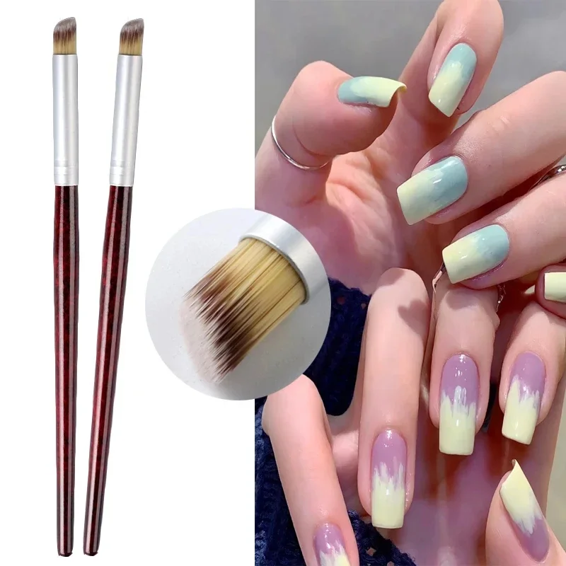 

1Pc Gradient Head Nail Art Brush Starry Dizzy Dye DIY UV Gel Nail Brushes Nail Painting Drawing Art Brush Gradient Pen