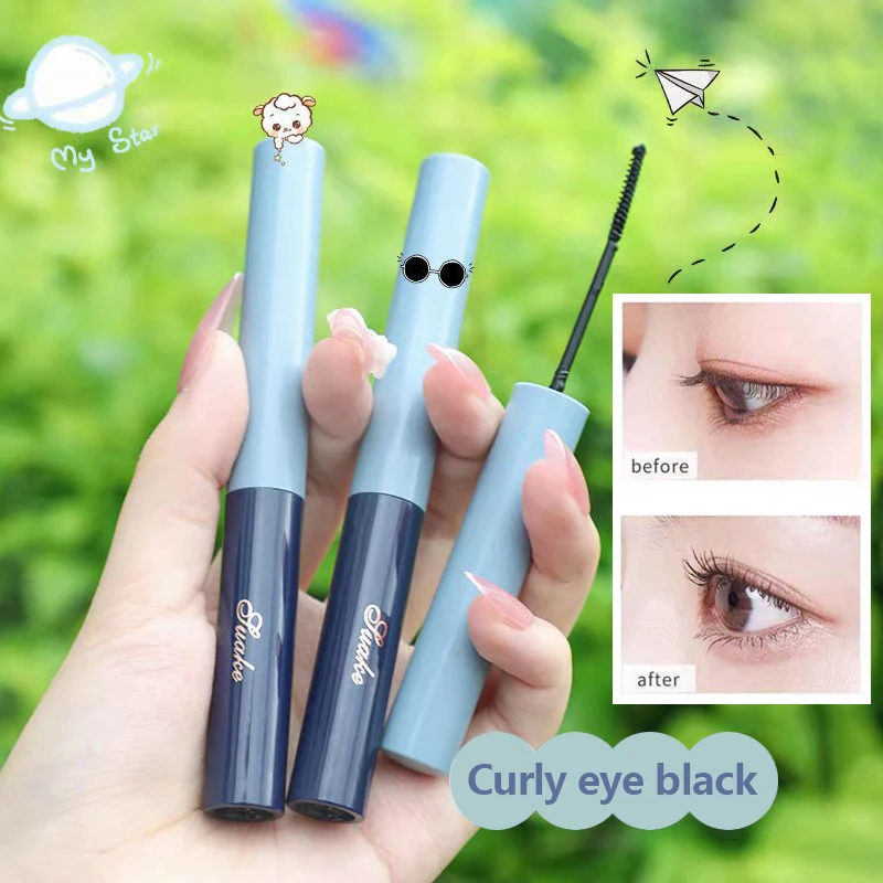 Long Curling Mascara Eyelash Primer Thick Waterproof Long-lasting No Smudging Quick-drying And Easy To Remove