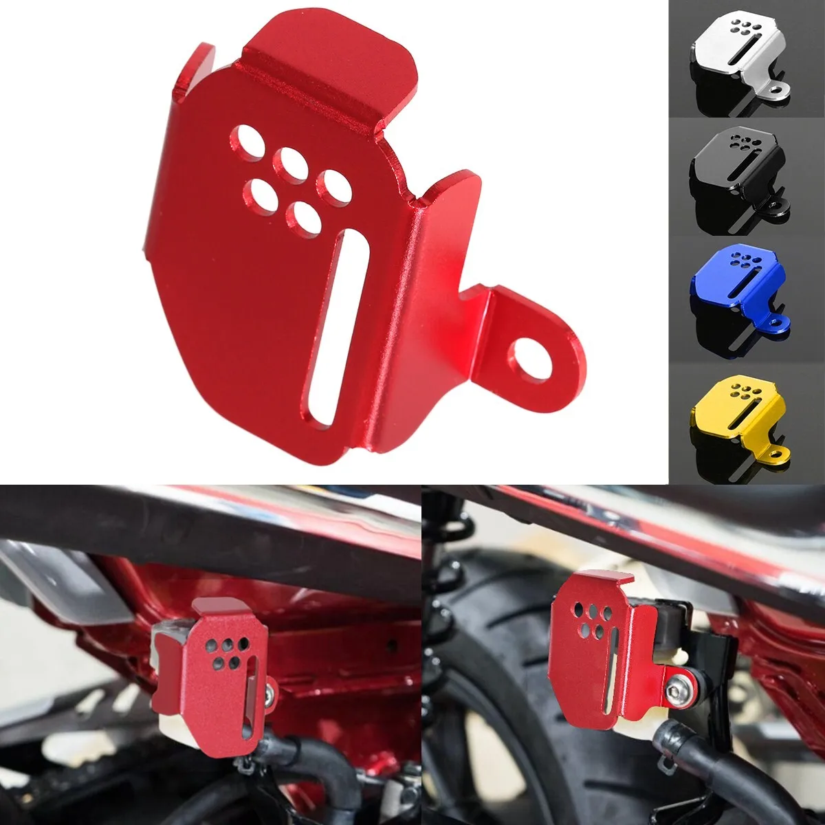 

REAR BRAKE FLUID TANK RESERVOIR CAP COVER For HONDA MONKEY 125 DAX 125 ST125 REAR BRAKE FLUID TANK RESERVOIR CAP COVER