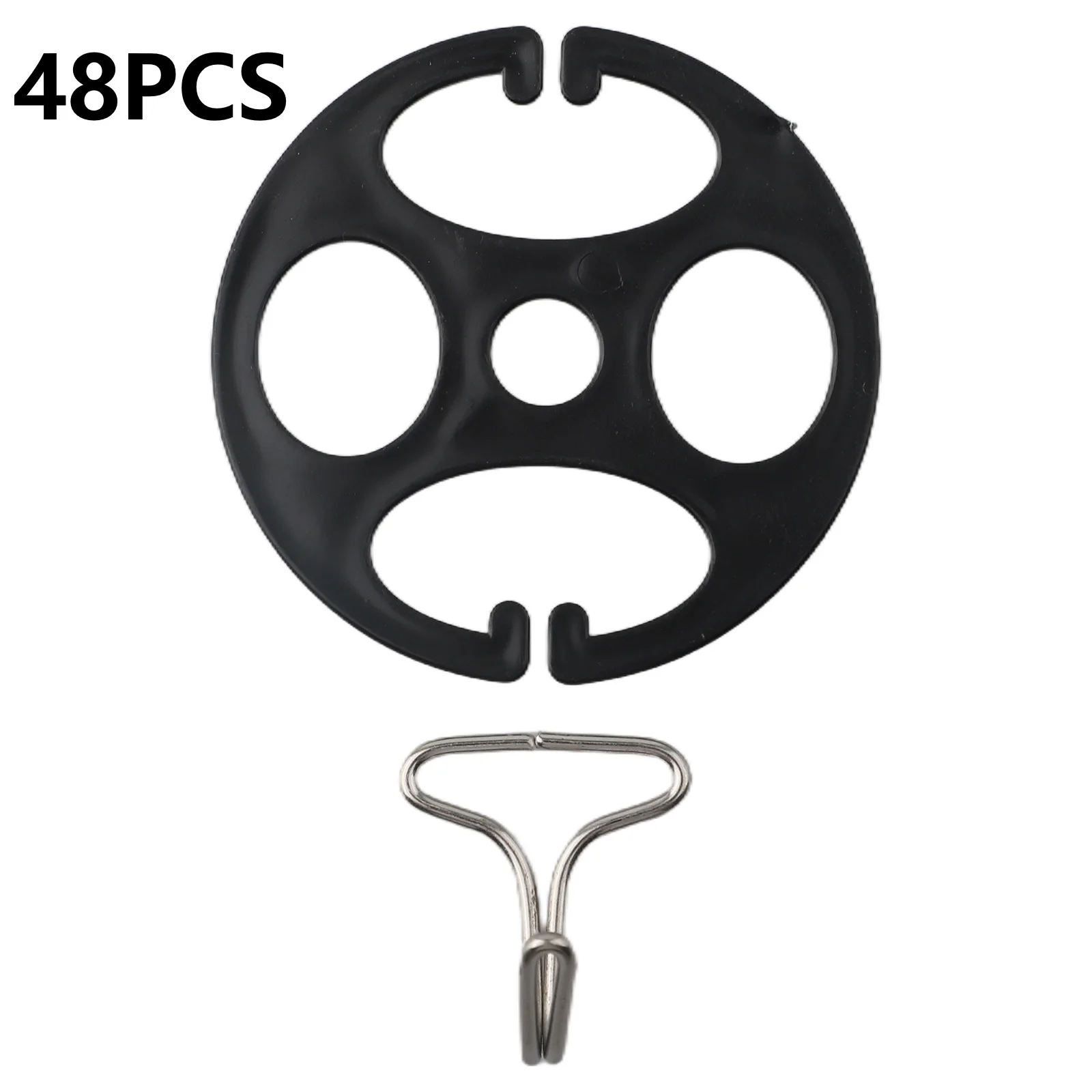 48Pcs Auto Sitz Abdeckung Pflaume Platte Metall Haken Set Kunststoff Auto Sitzbezüge Chuck Locking Clip Kunststoff Karte Feste