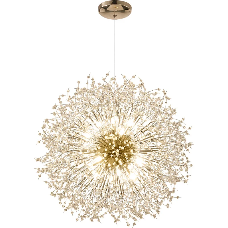 Postmodern Chandelier Living Room K9 Crystal Luxury Pendant Lights Dining Room Hanging Lamp Nordic Design Led Ceiling Decor Lamp