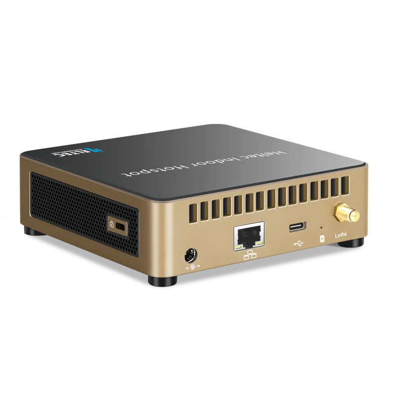 Heltec HT-M2808 Punto de acceso interior WiFi BLE ETH IoT LoRaWAN LoRa Gateway Quad-core SX1308 + SX1255/7 Chipset compatible con red de helio