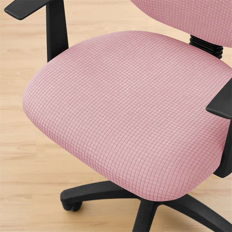 2 teile/satz Wasser Abweisend Büro Stuhl Abdeckung Polar Fleece Stretch Computer Stuhl Schonbezüge Rotierenden Gaming Sitz Abdeckung Schutz – Detail 23