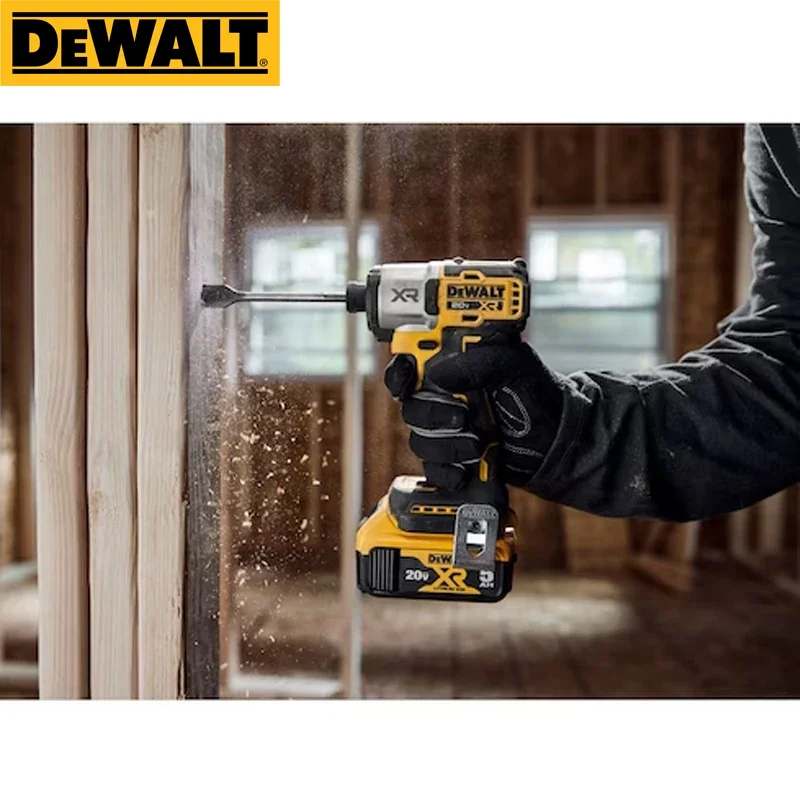 DEWALT DCF845 20V MAX* XR® 3-Speed Impact 1/4 in. Driver Cordless Drive Large Diameter Screws 3400 RPM DCF845N With DWA2PH2SL