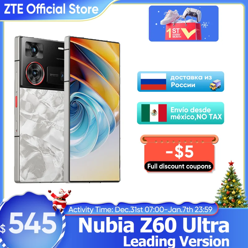 New Nubia Z60 Ultra Leading Version Global Version 6.8