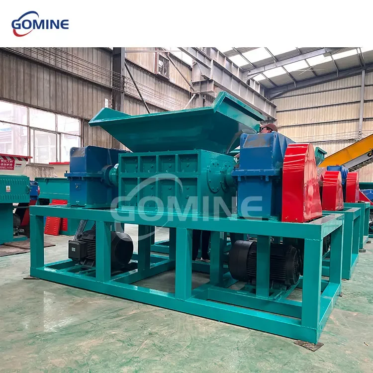 Waste Tire Recycling Machine Used Tire Recycle Shredding OTR Tire Recycling Shredder