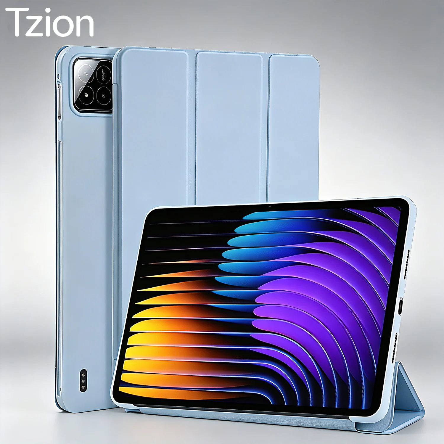 

for Xiaomi Pad 7/7 Pro(11.2-Inch, 2024), for Xiaomi Pad 8/8 Pro(11.2-Inch, 2025) Tablet Case Tri-Fold Stand Flip Smart Cover