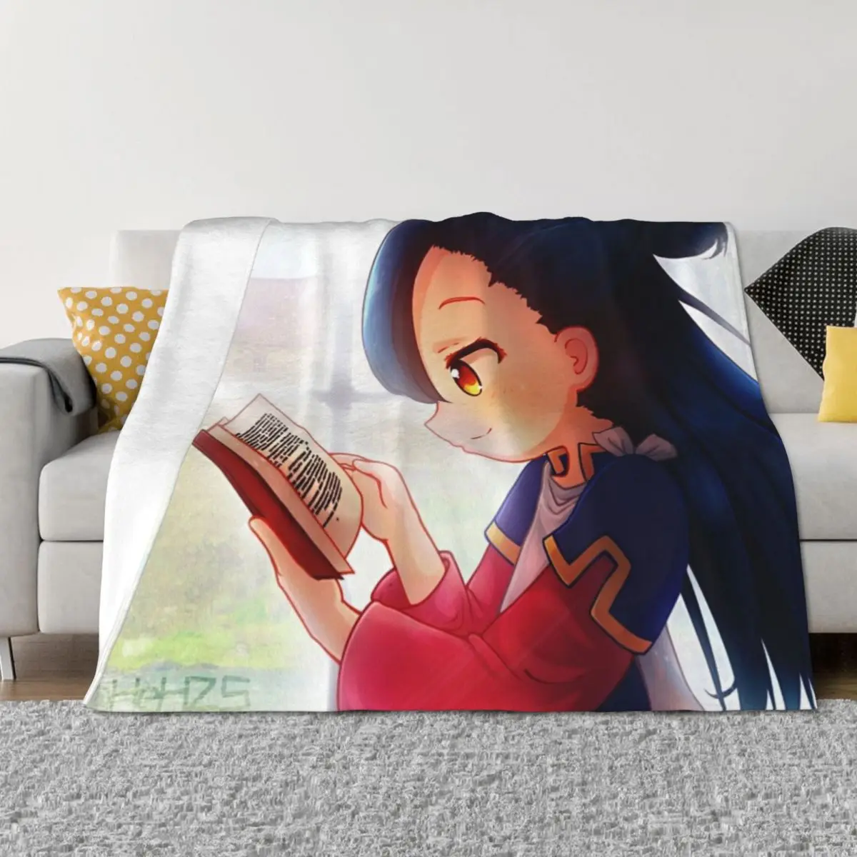 

Ascendance of a Bookworm 2 Throw Blanket Soft Plaid Fashion Sofas Custom warm for winter Blankets