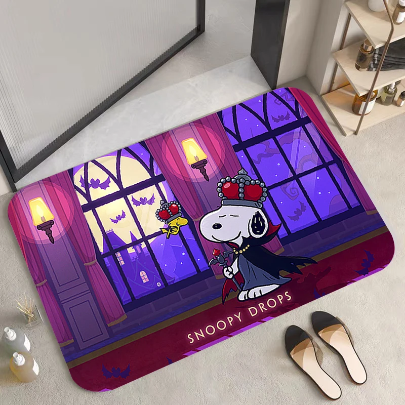 Door Mat Living Room Rug Kitchen Carpet Cartoon Snoopy Bedroom Mats Custom Entrance Doormat Carpets Home Rugs Bath Foot Prayer