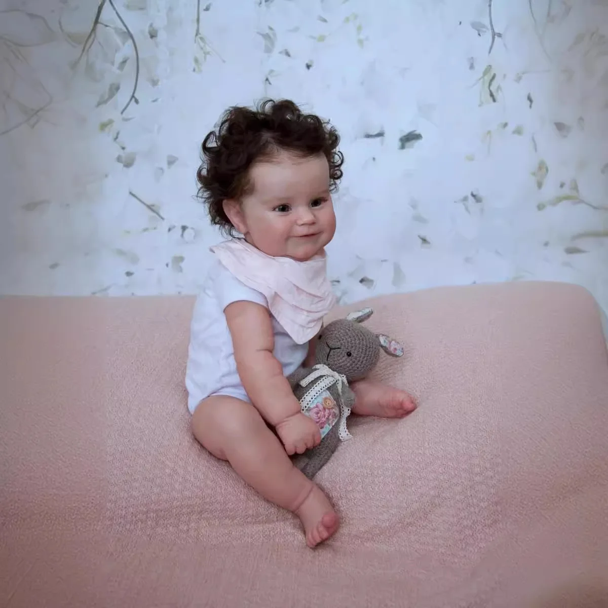 

Полноразмерные силиконовые куклы Новорожденные с открытыми глазами, Мадди, 50 см, коллекционные реалистичные куклы с реалистичным рисунком, Новогодние Детские игрушки