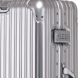 All Aluminum Magnesium Alloy Suitcase Women's Trolley Luggage Men's Universal Wheel Aluminum Frame Password Roller Trolley Box