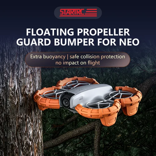 Imagen 2 del producto Parachoques de protección de hélice flotante Neo para DJI NEO Protector de hélice anillo anticolisión de flotabilidad aterrizaje ligero en Warter