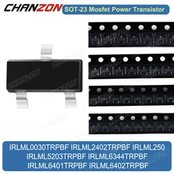 Sot23 Irlml0030T Irlml2402T Irlml250 Irlml5203 Irlml6344 Irlml6401 Irlml6402 Smd Mosfet Transistor Integrated Circuit