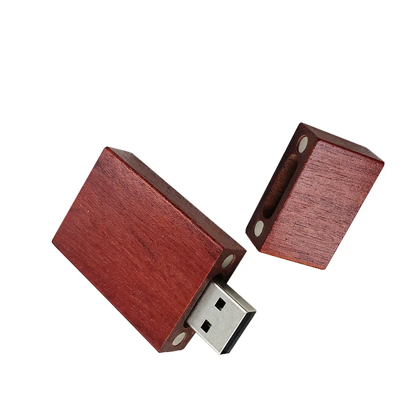 Free Custom Laser Engraving LOGO Color Wooden USB2.0 High-speed Flash Drive and Wooden Gift Box 128GB 8GB 16GB 32GB 64GB
