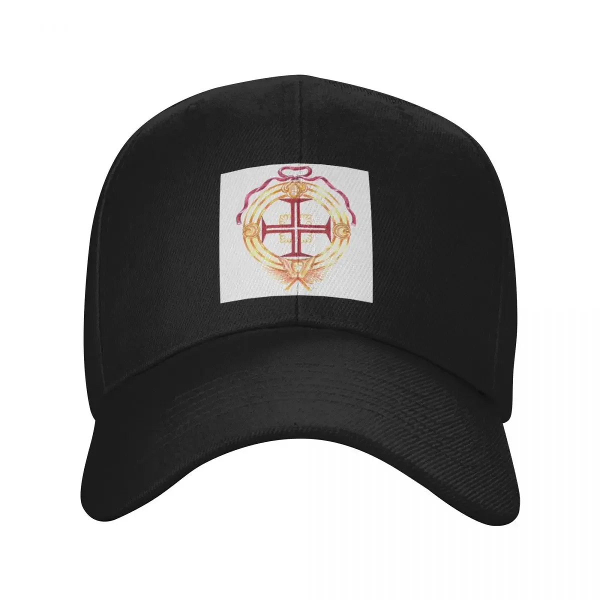 Cruz templaria. Cruz de Cristo. Charola. Gorra de béisbol Tomar.Portugal, sombrero Vintage de lujo para hombre, sombrero de bola salvaje para niña y hombre