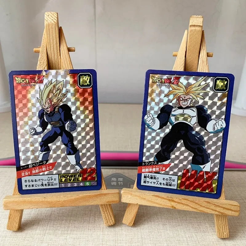 DIY Homemade Dragon Ball 2-7th Son Goku Vegeta IV Flash Card  A Set of 15pcs Anime Game Peripheral Collection Christmas Present