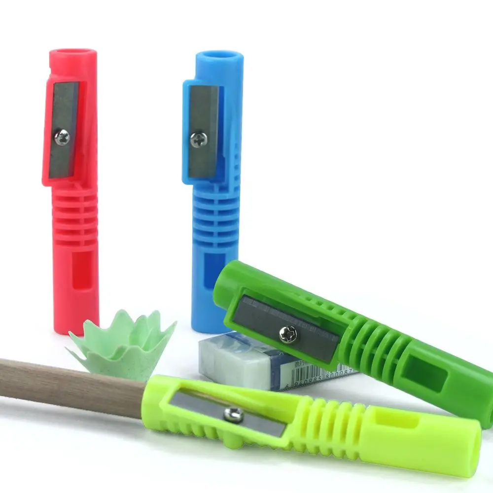 Single Hole Pencil Sharpener Simple Classical Eyebrow Pencil Sharpener Portable Makeup Pen Sharpener Learning Tools