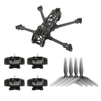 FlyFishRC Atlas 4 LR FPV Deadcat Frame Kit  Flash 1804 Brushless motor HQ T4x2x3 propeller Bundle Kit