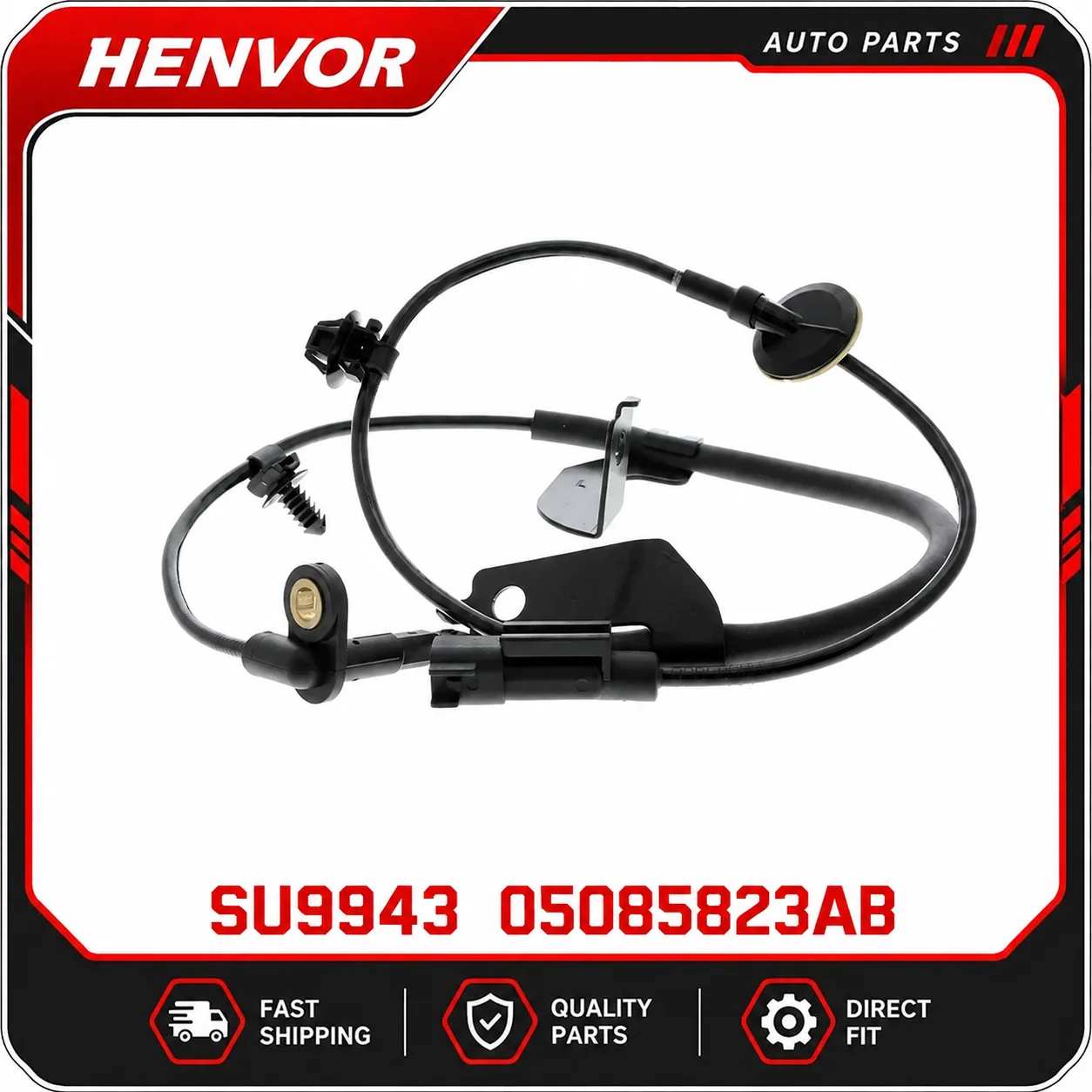 ABS Wheel Speed Sensor ABS2492 for Chrysler 200 Sebring Dodge Avenger Journey 05085823AB 5S8481 SU9943