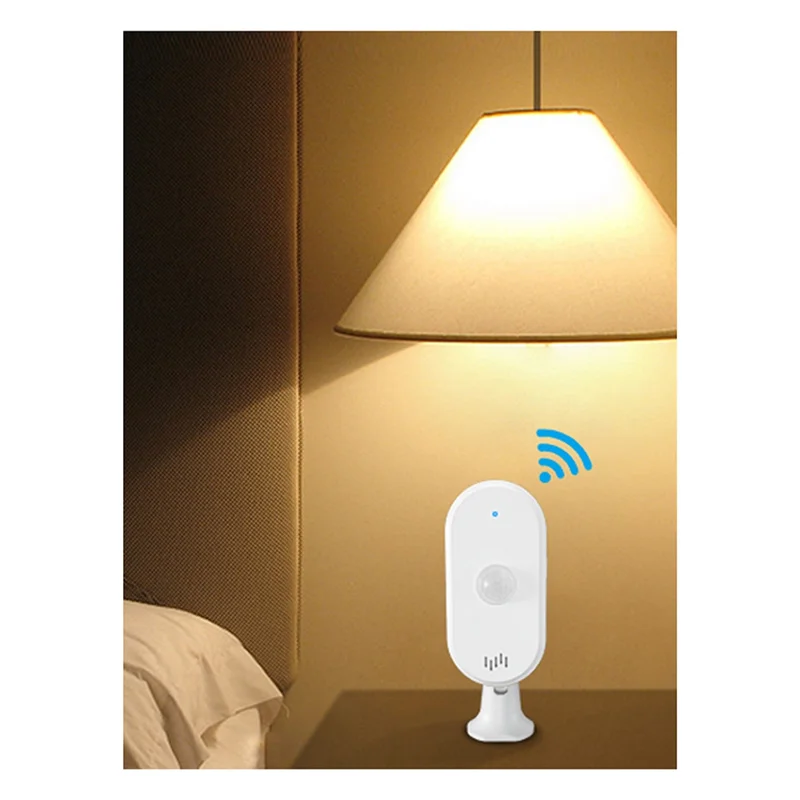ABZZ-Smart Home Human Body كاشف حركة بالأشعة تحت الحمراء Tuya Wifi PIR Sensor Smart Life متوافق