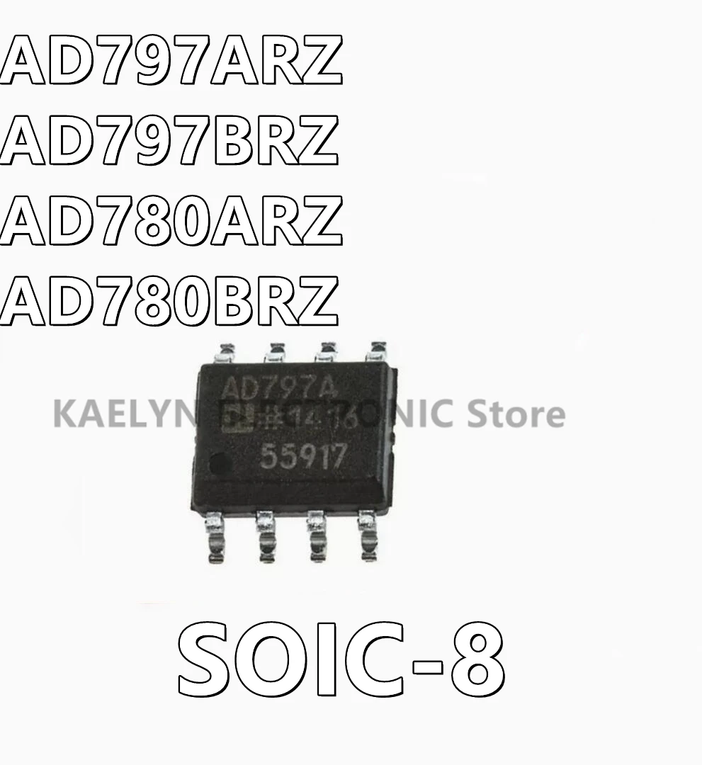 10Pcs/lot AD797ARZ AD797 AD797BRZ AD780ARZ AD780BRZ AD780 General Purpose Amplifier 1 Circuit SOIC-8