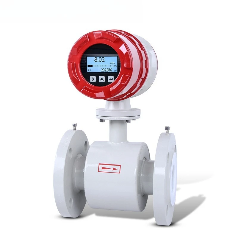 

Electromagnetic flowmeter, industrial mud wastewater sewage DN50 pipeline intelligent electromagnetic
