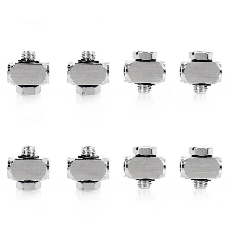 5PCS M3 M5 Female Male Thread 2 3 Way Air Pneumatic Pipe Fitting Connector Adapter Coupling