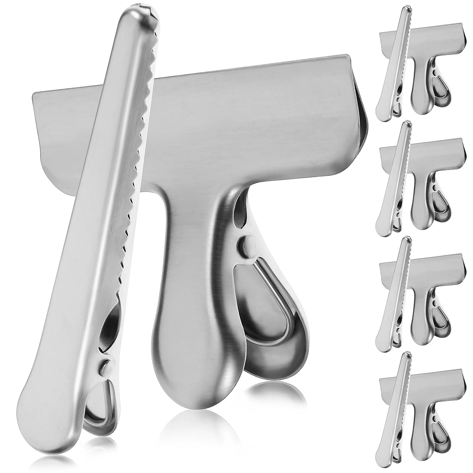 10 pcs Sealing Ticket Receipt Sealing Snacks For Food Storage Freezer Candy Food Bag Bag Clips For Snacks Clips