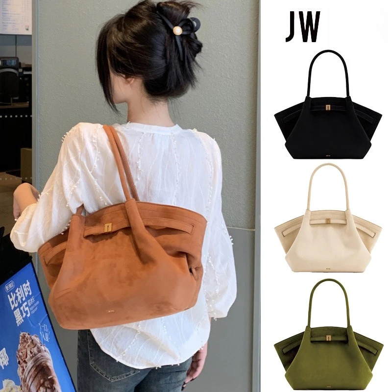

Popular Dumpling Bun 2025 New Hana Autumn/Winter Suede Commuter Bag Single Shoulder Crossarm Underarm Bag