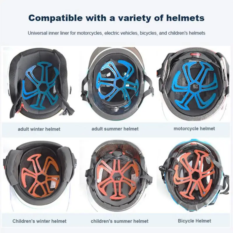 Helmet Lining Breathable Size Quick Installation All Seasons Prevent Hairstyle From Collapsing Variety Of Helmets