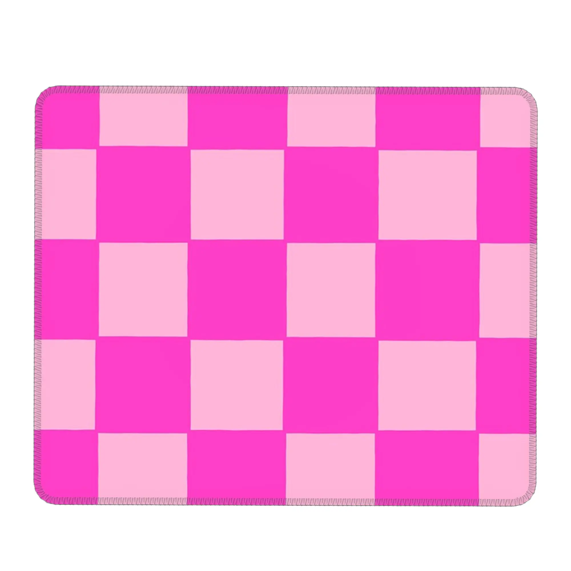 Pink Check Checkboard Pattern Mouse Pad Computer Keyboard Mouse Mat Gamer PC Laptop Desk Mat Office Table Mats