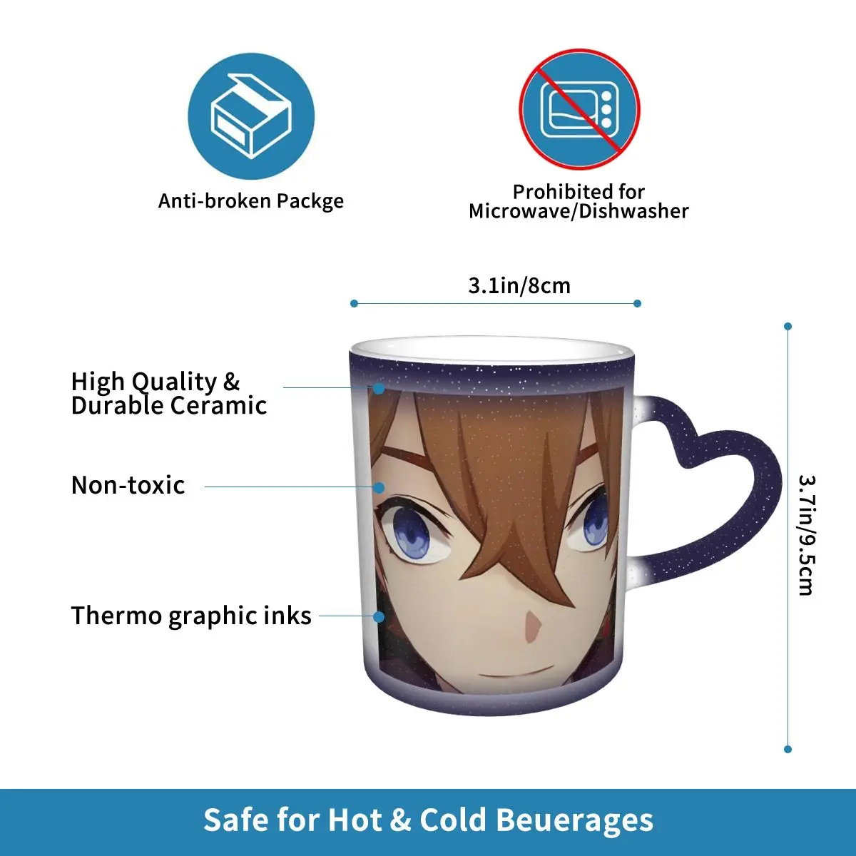 كوب تشايلد (تارتاليا) للوجه للرجال، أكواب قهوة سيراميك مضحكة، أكواب شاي، كوب حليب، أدوات للشرب، هدايا للأصدقاء