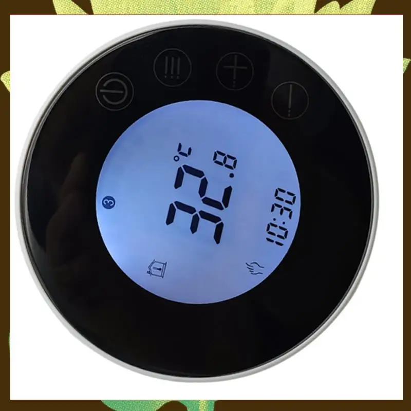 

Круглый Wi-Fi комнатный термостат Tuya, удаленный термостат с умным приложением, оснащенный приложением Smart-[Y03A]