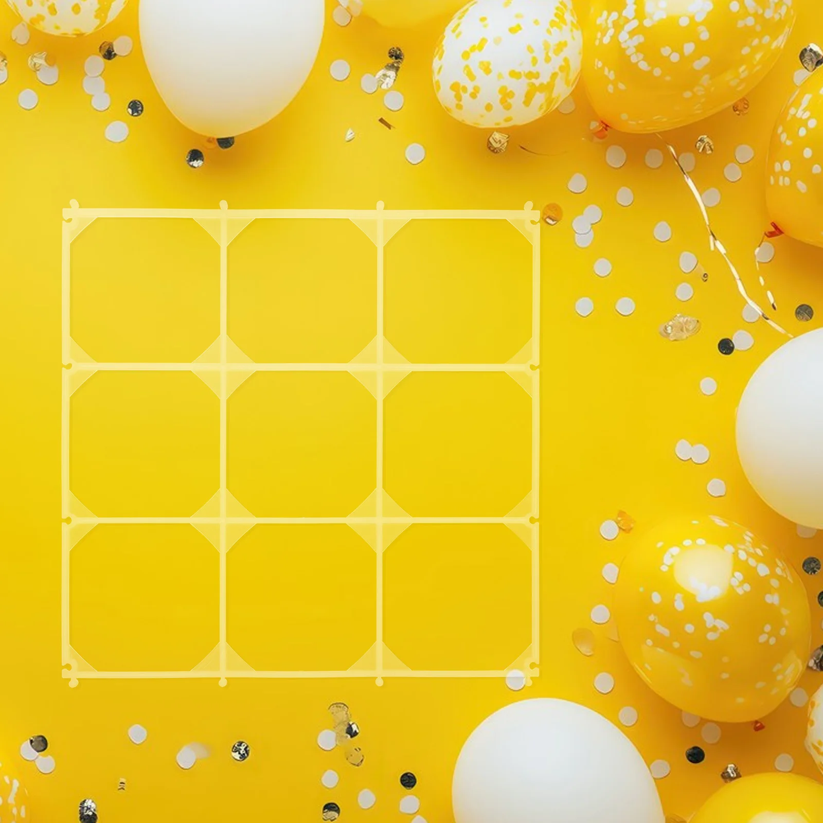 

10Pcs Balloon Wall Grid Panel Plastic DIY Wedding Birthday Christmas Party Balloon Decoration Flower Arrangement Board