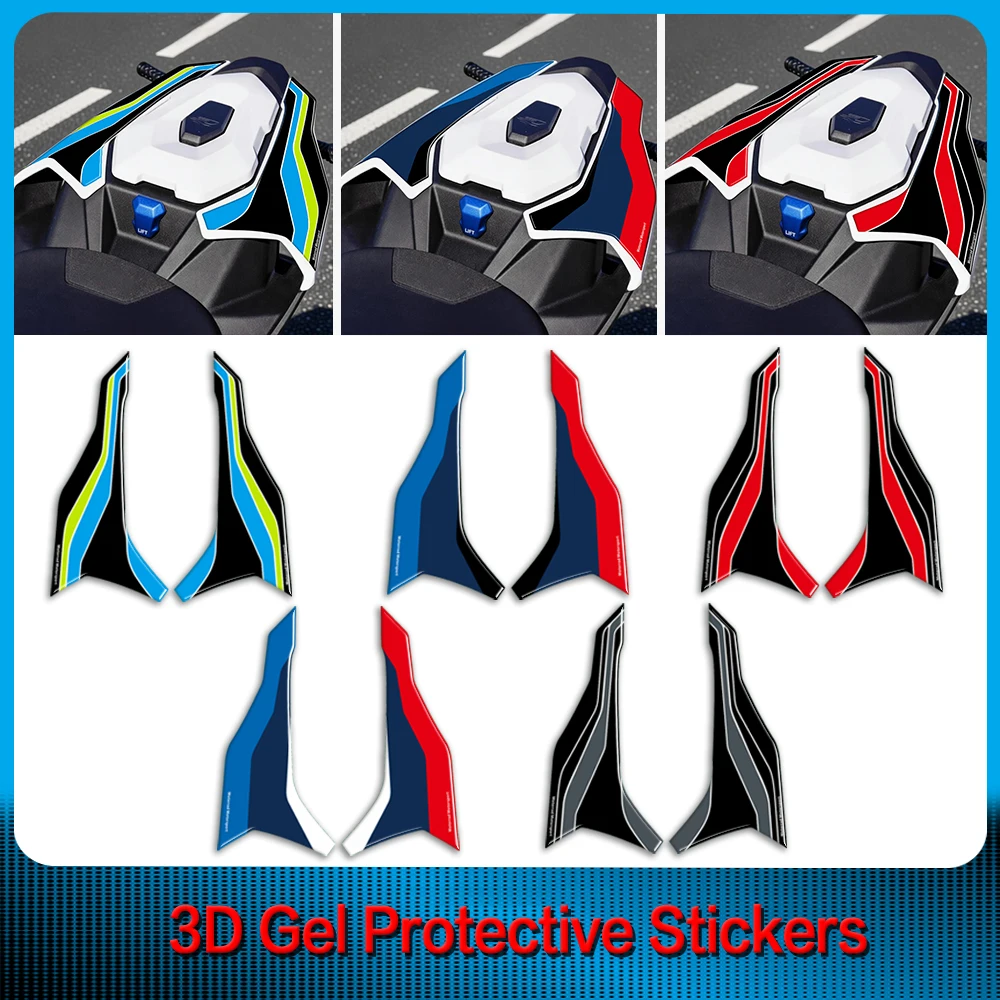 

Motorcycle Rear Seat Fairing Paint Protection Decal 3D Gel Protector Kit Sticker For S1000R S 1000 R M 1000R 2020-2026 2025 2024