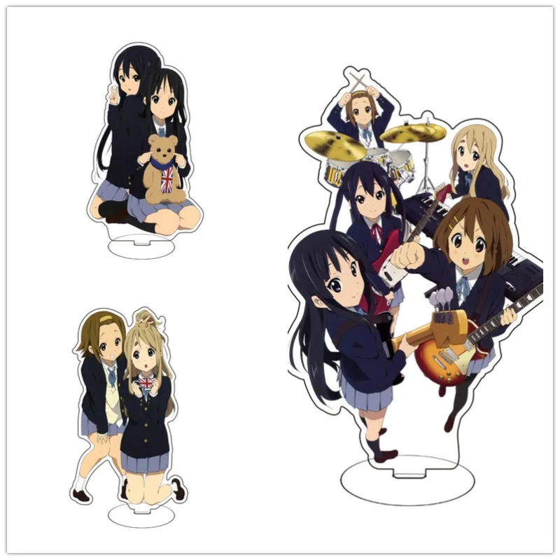 

Anime Acrylic Standing Action Fingure Kotobuki Tsumugi Hirasawa Yui Figurine Beauty Table Birth Ornament Accessories Friend Gift