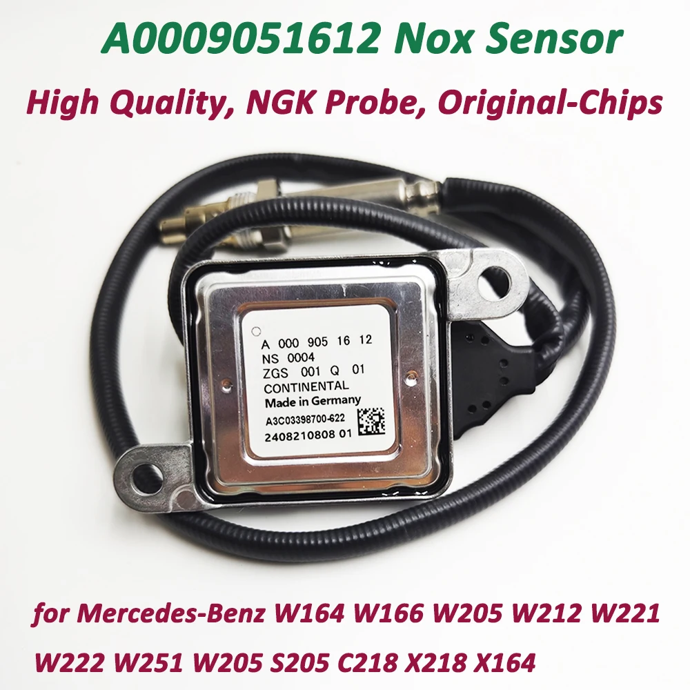 A0009051612 0009051612 High Quality Chips N-GK Probe NOX Nitrogen Oxygen Sensor ForBenz W164 W166 W205 W212 W221 A2C00067800-629