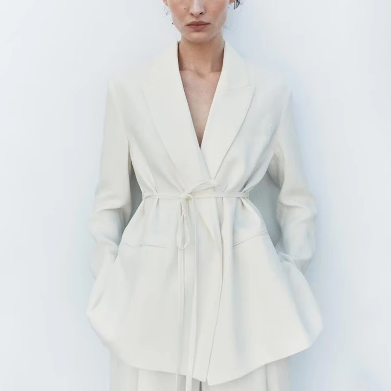 طقم بدلة كاجوال نسائية لصيف 2025 من ألياف البوليستر بنطال مريح ومجموعة Jaet